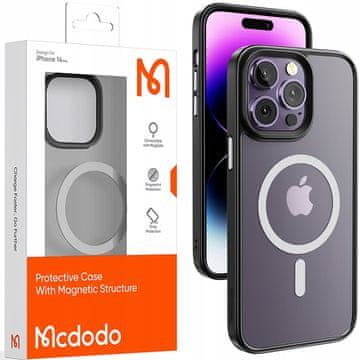 Mcdodo MCDODO MAGNETNI ETUI PROZOREN ETUI OJAČAN ZA IPHONE 14 PLUS MAGSAFE