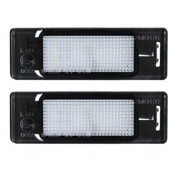 CO2 KOMPLET LUČI LED ZA OSVETLITEV REGISTRSKE TABLICE, AUTOTUNE, ZA PEUGEOT 1007, 106 II, 207, 207 CC, SW, PEUGEOT 3008, PEUGEOT 307, PEUGEOT 307, PEUGEOT 308, PEUGEOT 406, PEUGEOT 407, PEUGEOT 508, PEUGE