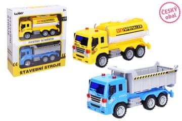 Gradbeni avtomobili 25 cm na vztrajniku 2 kosa