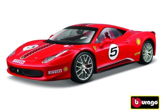Burago B 1:24 Ferrari Racing 458 Challenge Red
