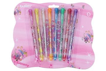 Pero za tetoviranje v gelu 8 kosov plastike + predloge na kartici