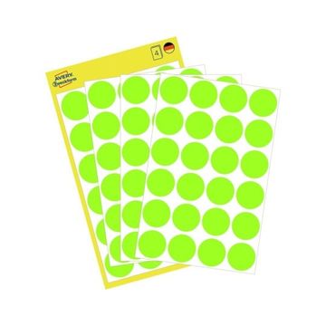 Avery Zweckform Etikete zweckform okrogle fi-18mm - 3174 zelene neon
