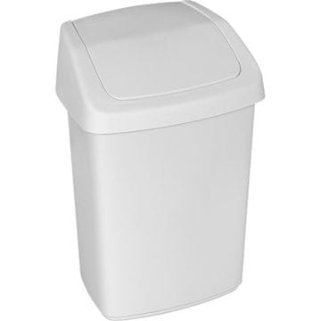 Koš za smeti 9 L, bel