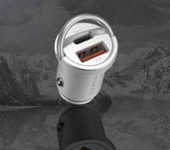 Awei C-708 45 W, polnilni adapter za avto v vžigalnik