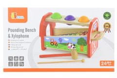 Viga Toys Leseno kladivo in ksilofon Viga