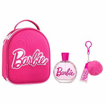 EP LINE Barbie - EDT 100 ml + lesk na rty s přívěškem + batoh