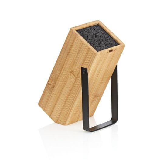 Kela Blok za nože Kiril črn 24,0x11,0x21,0cm KL-11284