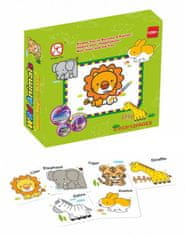 Mac Toys Barvanje puzzle živali