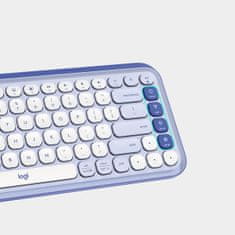 Logitech Pop Icon Keys tipkovnica, Bluetooth, SLO g., vijolična (920-013074)