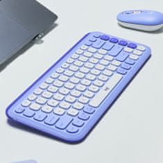 Logitech Pop Icon Keys tipkovnica, Bluetooth, SLO g., vijolična (920-013074)