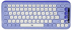 Logitech Pop Icon Keys tipkovnica, Bluetooth, SLO g., vijolična (920-013074)