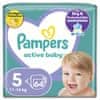 Pampers plenice Active Baby 5 Junior (11-16 kg) 64 kosov
