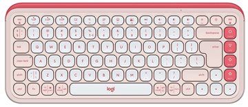 Logitech Pop Icon Keys tipkovnica, Bluetooth, SLO g., roza (920-013073)
