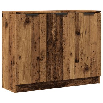 Vidaxl Komoda starinski les 90,5x30x70 cm inženirski les