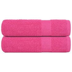 Vidaxl Kopalne brisače 2 kos roza 100x150 cm 360 g/m² 100% bombaž