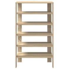 Vidaxl Regal za čevlje sonoma hrast 61x32x105 cm inženirski les