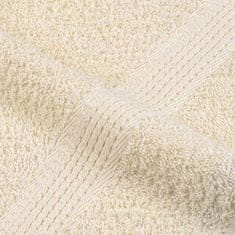 Vidaxl Kopalne brisače 10 kos krem 100x150 cm 360 gsm 100% bombaž
