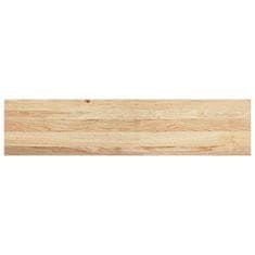 Vidaxl Podloge za stopnice 12 kosov 110x25x2 cm trdna hrastovina
