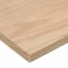 Vidaxl Podloge za stopnice 12 kosov 120x30x2 cm trdna hrastovina
