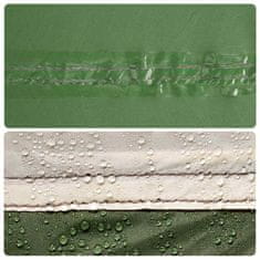 Vidaxl Camping Windbreak Green 344x120 cm Vodoodporen
