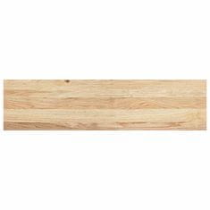 Vidaxl Podloge za stopnice 2 kosa 100x25x2 cm trdna hrastovina
