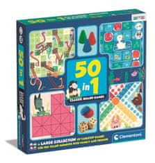 Clementoni Klasične družabne igre 50v1