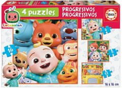 CoComelon EDUCA Puzzle 4v1 (6,9,12,16 kosov)