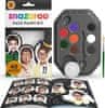 Barve za obraz 8pcs Halloween s čopičem z gobicami karneval
