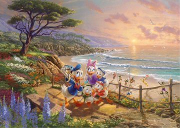 Schmidt Puzzle Donald &amp; Daisy: Kačje popoldne 1000 kosov