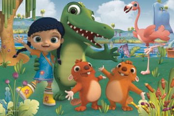 Trefl Puzzle Wissper in prijatelji živali MAXI 24 kosov