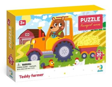 DoDo Puzzle Poklic Kmet Teddy 30 kosov