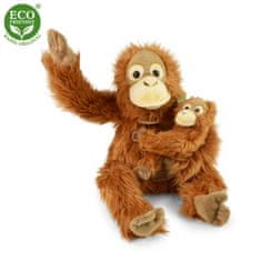 Rappa Plišasti orangutan z dojenčkom 28 cm