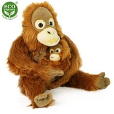 Rappa Plišasti orangutan z dojenčkom 28 cm