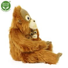 Rappa Plišasti orangutan z dojenčkom 28 cm