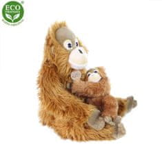 Rappa Plišasti orangutan z dojenčkom 28 cm