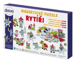 DETOA Magnetna sestavljanka - Vitezi