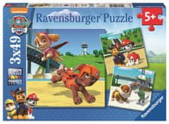 Ravensburger Sestavljanka Paw Patrol: 3x49 kosov: Pasja ekipa