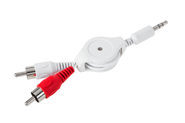 shumee Vtični kabel 3,5 - 2 RCA, navit, 0,8 m