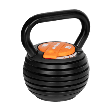 Rebel Avtomatski nastavljiv litoželezni kettlebell 9kg, REBEL ACTIVE