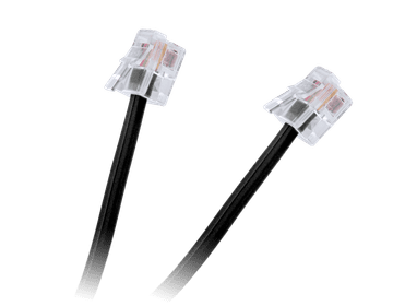 shumee Telefonski kabel tor-tor črn 3m