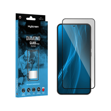 slomart Zaščitno steklo MyScreen DIAMOND GLASS LITE FULL GLUE črno za Samsung Galaxy S22/S23