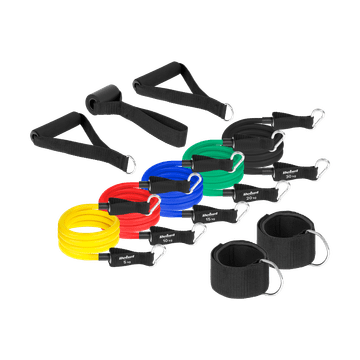 shumee Komplet upornih trakov za vadbo - Power Tube Set, 5-30 kg, 5 trakov, REBEL ACTIVE