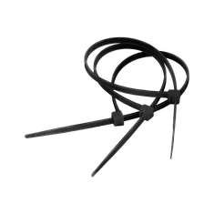 shumee Kabelska vezica 2,5 mm/10 cm črna Cabletech 100 kos.