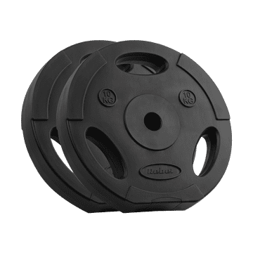 shumee Bitumenska obremenitev set 2x10kg 20kg luknja 31mm plošča ročaji REBEL