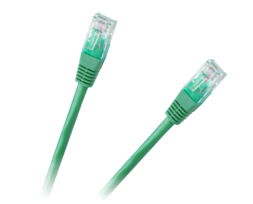 shumee Patchcord kabel UTP 8c plug-plug 1.0m CCA zelena kat.6e