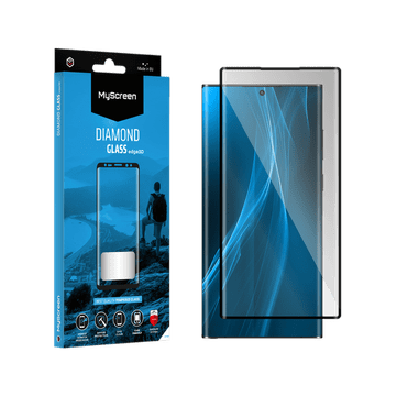 shumee MyScreen DIAMOND GLASS edge3D zaščitno steklo črno Samsung Galaxy S22 Ultra