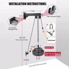 Paracot Cable Pulley System Pull 750 Max
