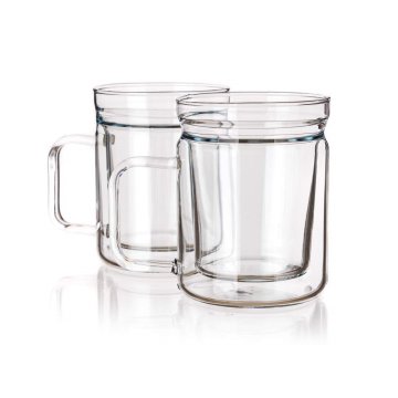 Simax Komplet dvostenskih vrčev TWIN 0,2 l, 2 kosa