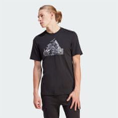 Adidas Majice obutev za trening črna L M Fi Camo T