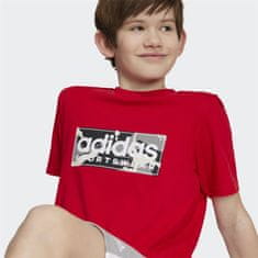 Adidas Majice rdeča S Camo Lin T